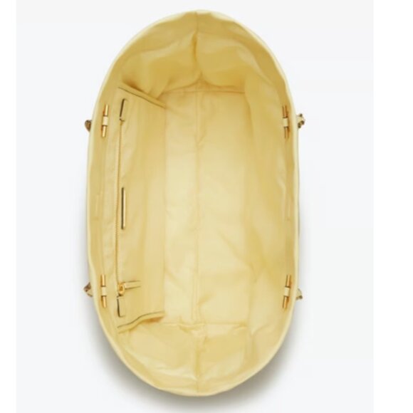 ✨Tory Burch Ella Chain Tote in Lemon Sugar + Gift Bag ✨ - Picture 3 of 5